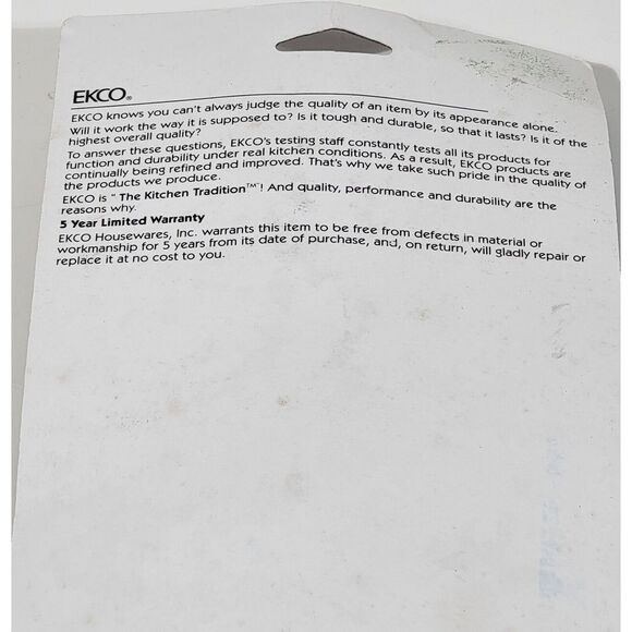 EKCO Jumbo Pizza Cutter w/ 3.25" Stainless Steel Slicer Wheel & Wood Handle. - Picture 10 of 12